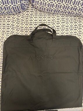 Akris Black Travel Garment Bag with Top Handles